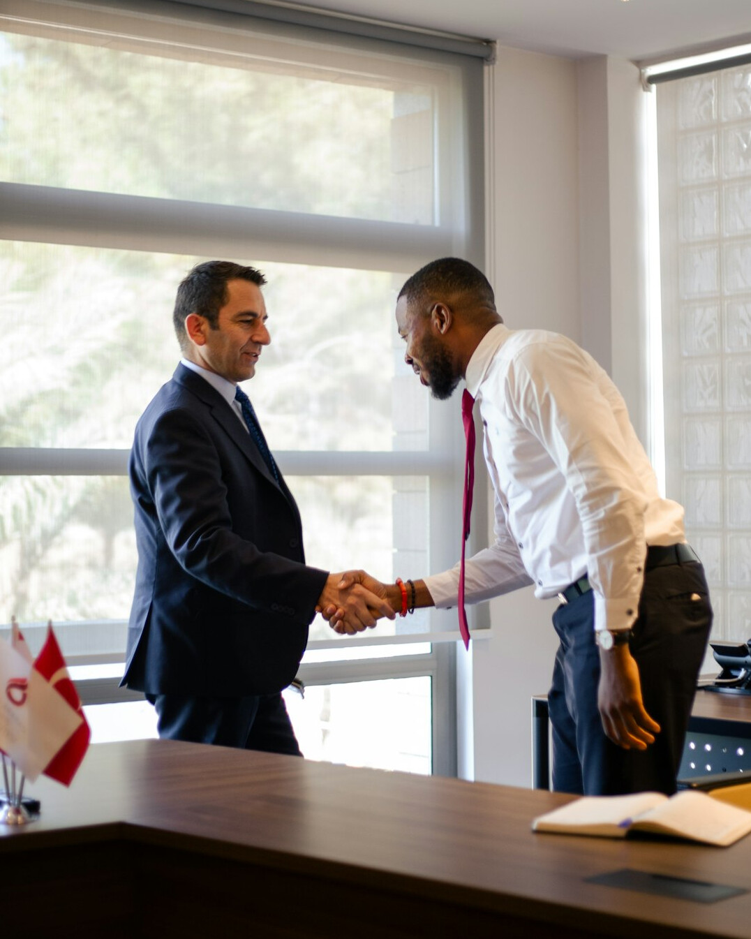 business people shaking hands