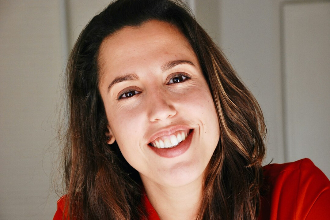 confident person smiling